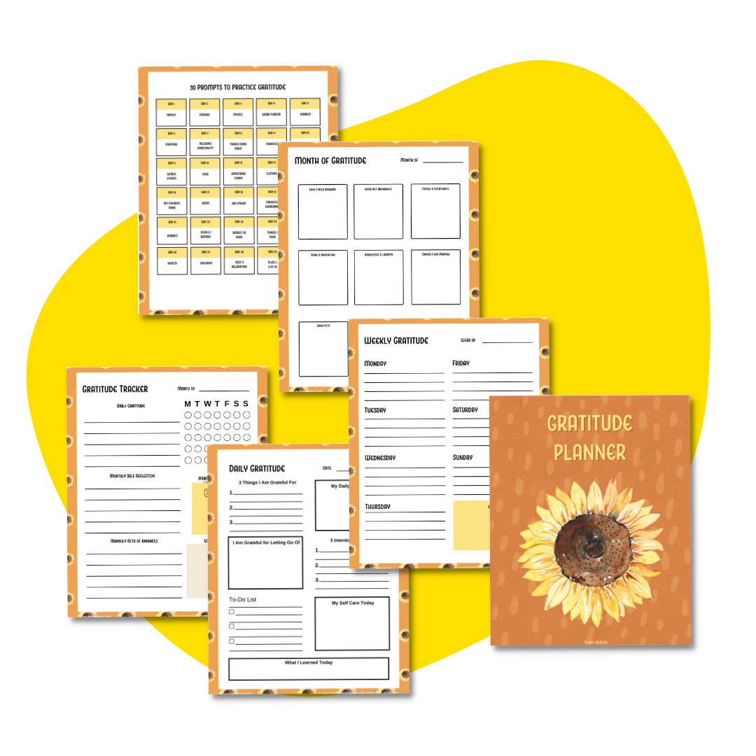 You Are My Sunshine Gratitude Planner