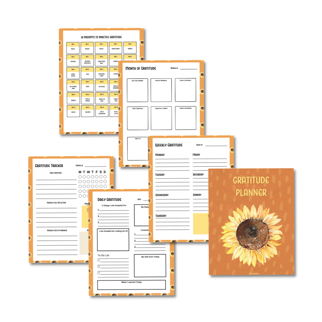 You Are My Sunshine Gratitude Planner