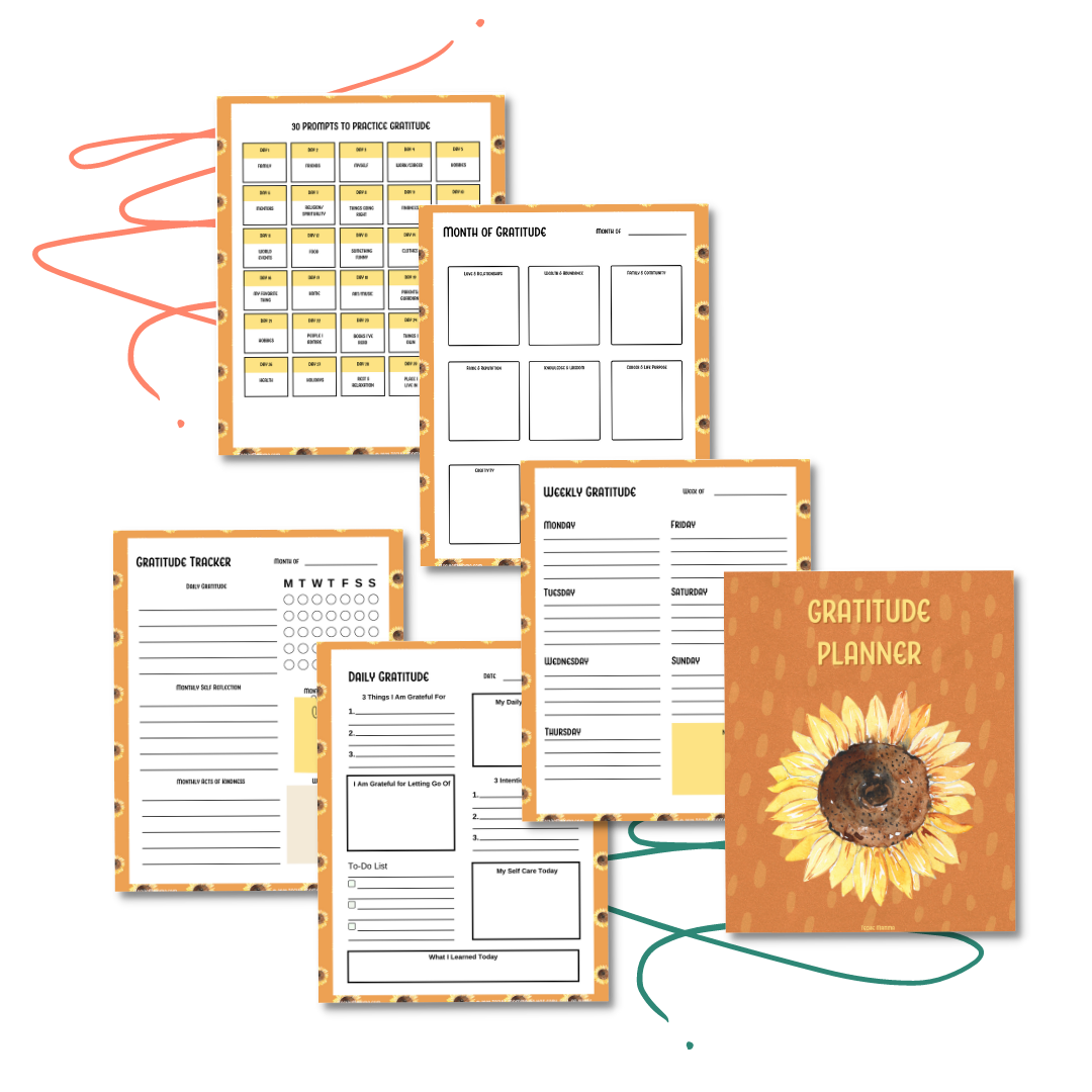 You Are My Sunshine Gratitude Planner