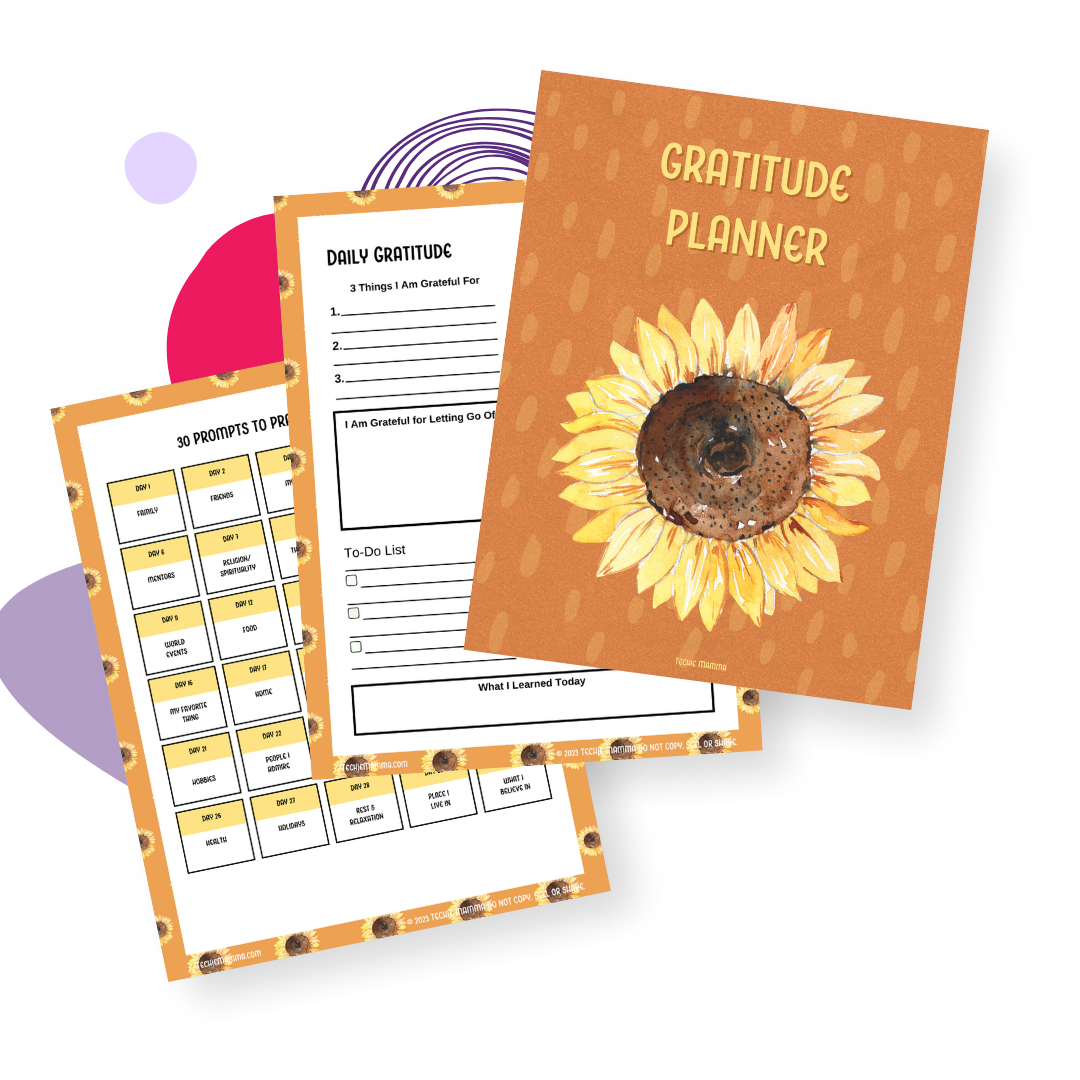 You Are My Sunshine Gratitude Planner