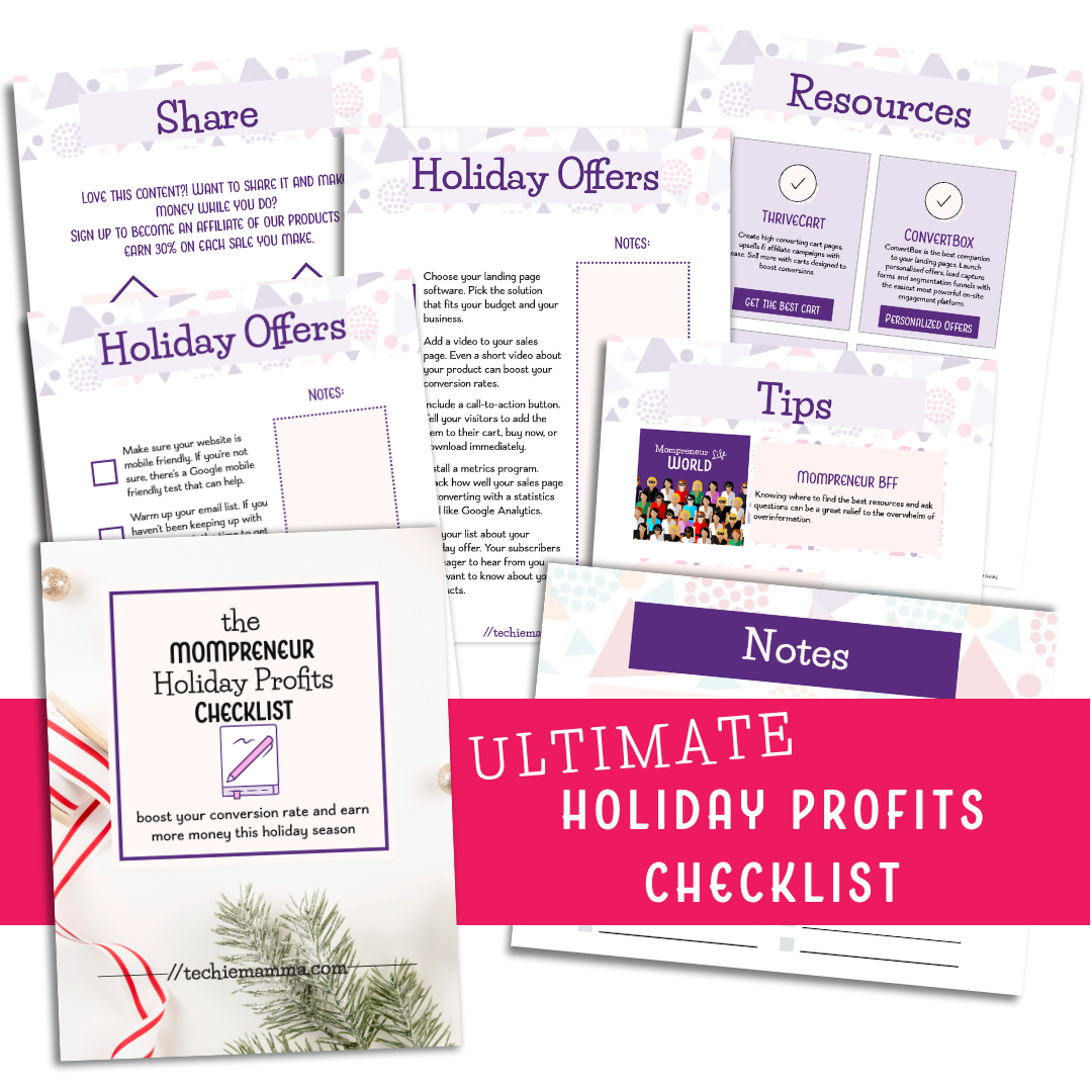 Holiday Profits Checklist