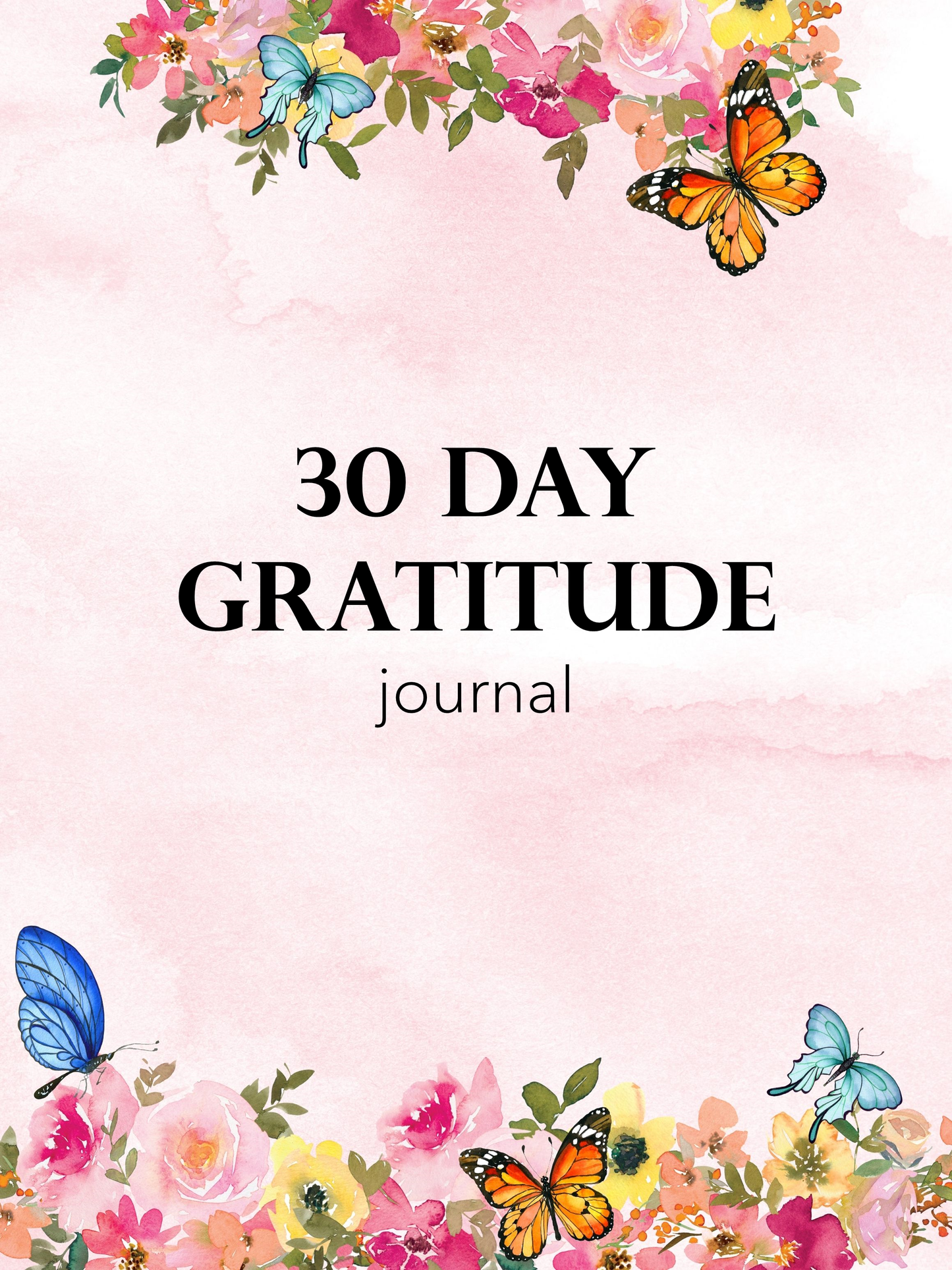 30 Day Gratitude Journal