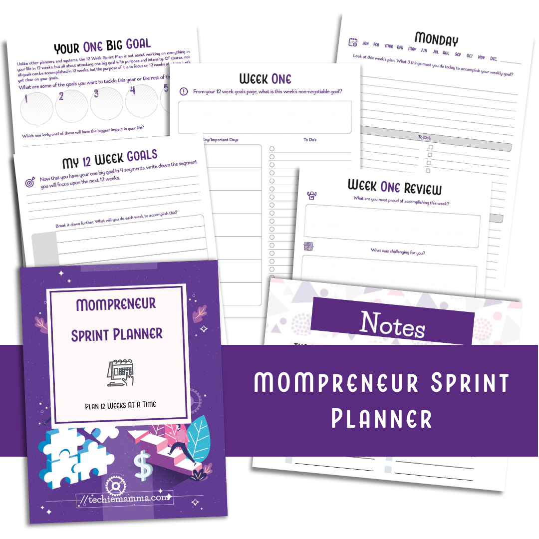 Mompreneur Sprint Workbook
