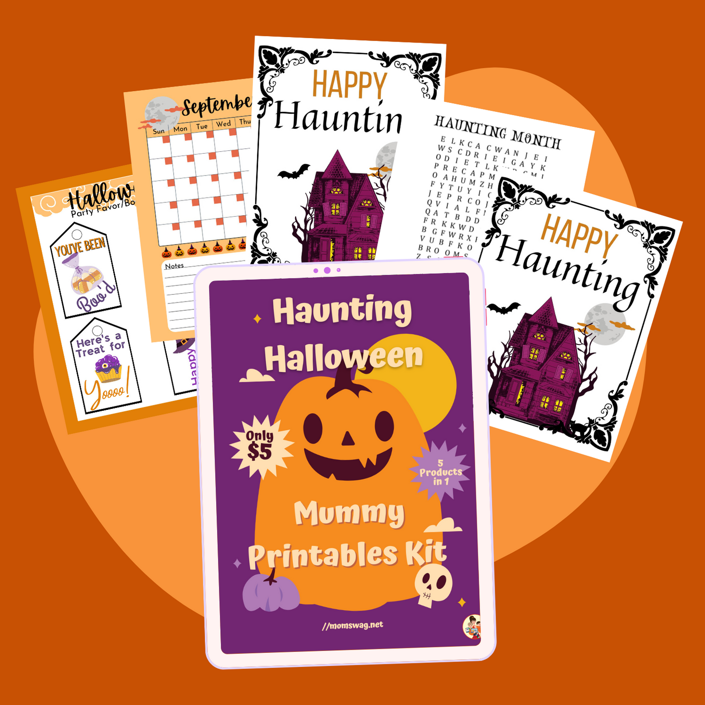 Mummy Printables Kit