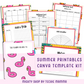 Summer Printables Canva Template Kit