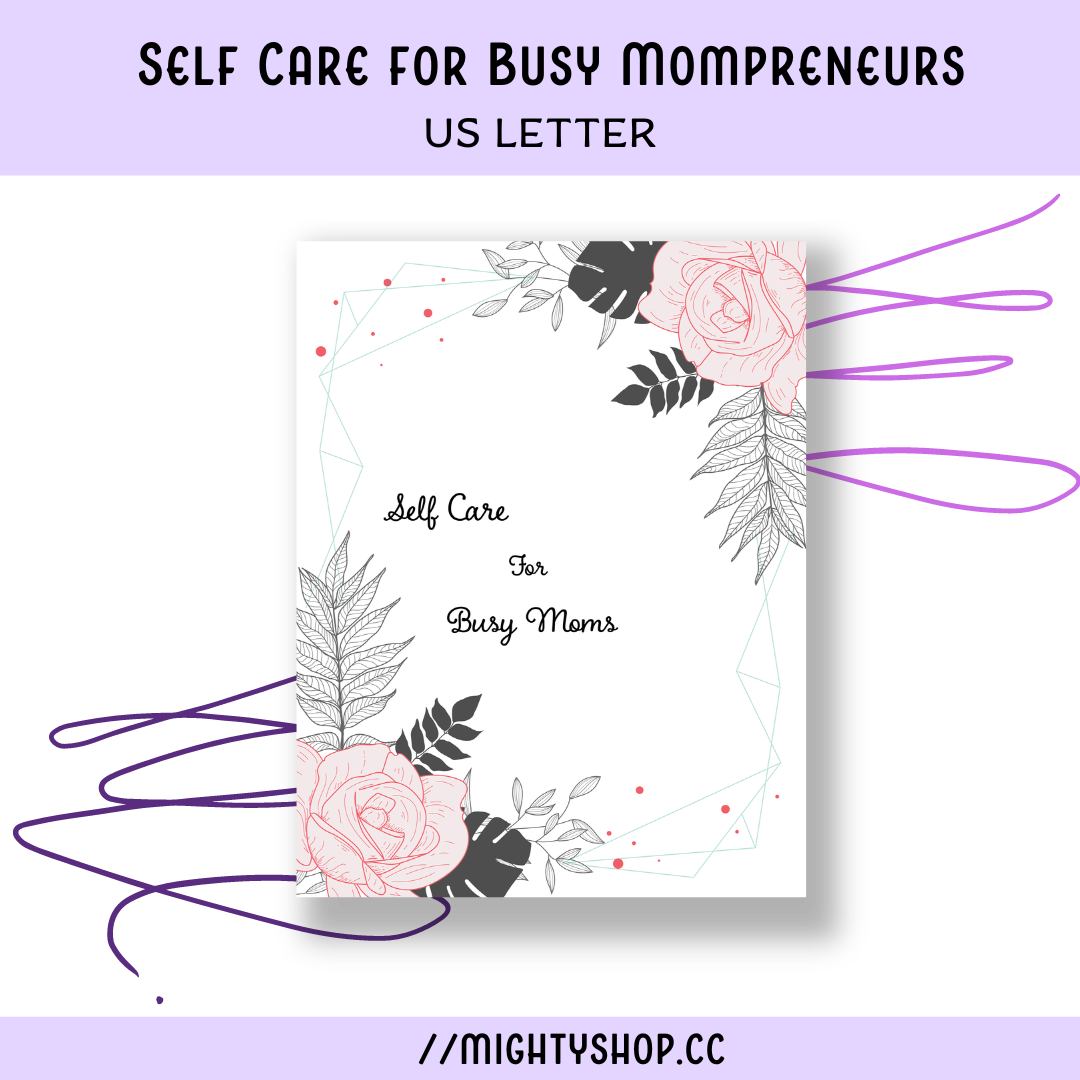 Self Care Planner & Workbook for Busy Moms