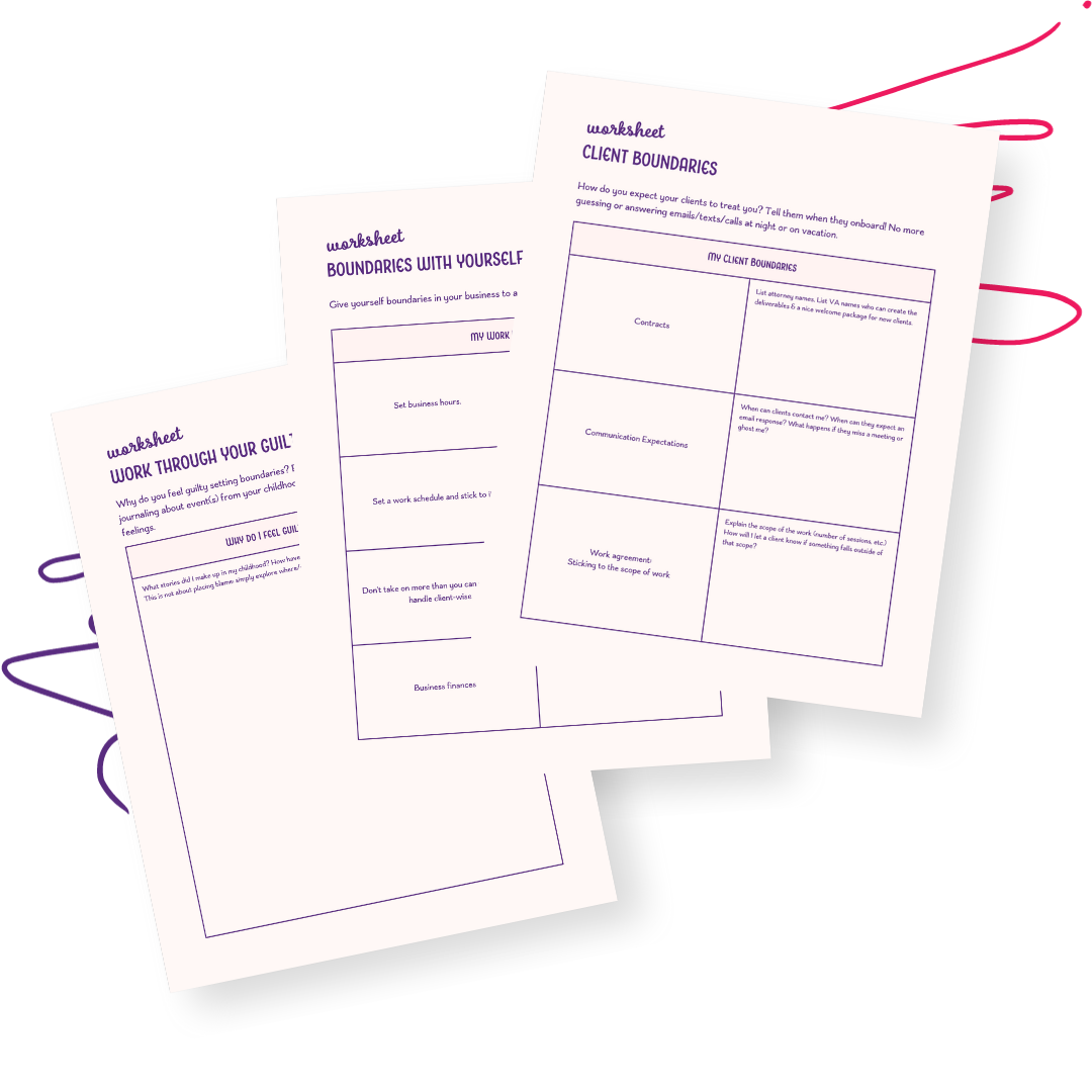 Business Boundaries Workbook