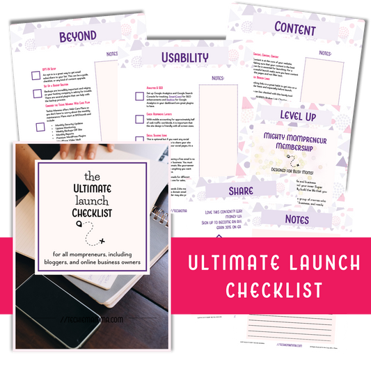 Ultimate Launch Checklist