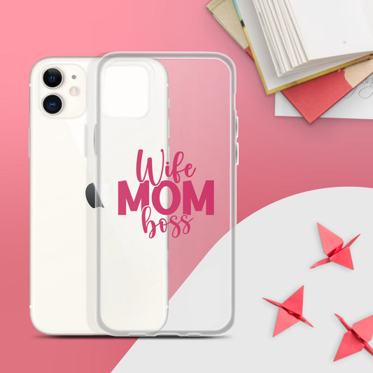 Mom Boss Clear Case for iPhone®