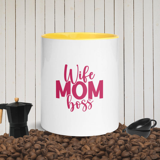 Mom Boss Color Mug